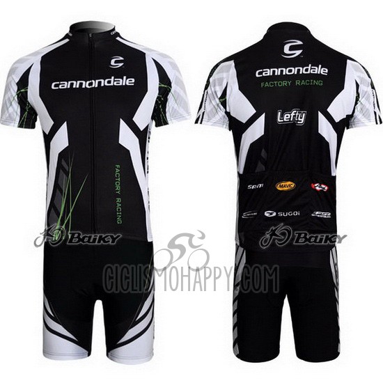 Cannondale Cycling Jersey Bib Short 2012 Men Short Sleeve Black
